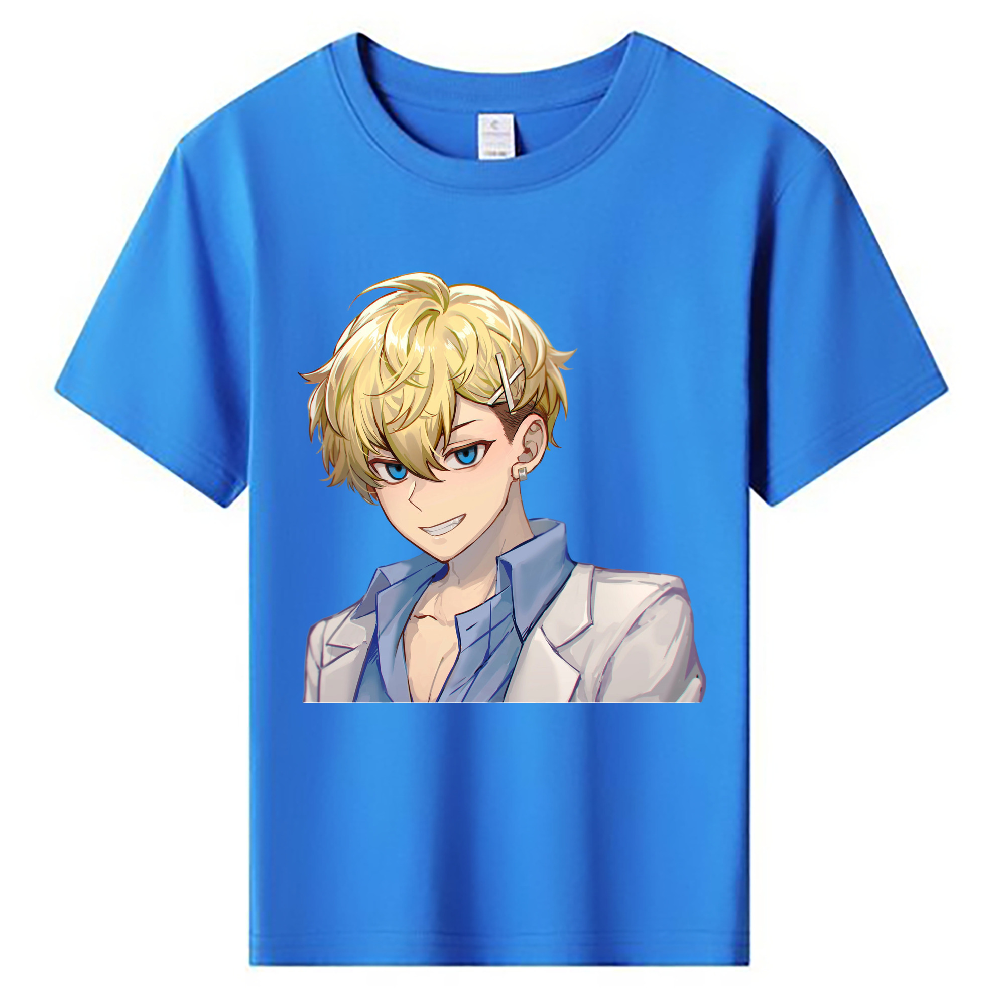 （画像用） 東京リベンジャーズ Tokyo Revengers 綿100％キッズTシャツ（フロントプリント）